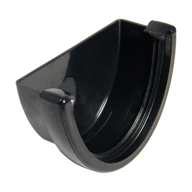 FloPlast Hi-Cap External Stop End Black