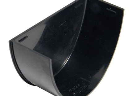 FloPlast Hi-Cap Internal Stop End Black