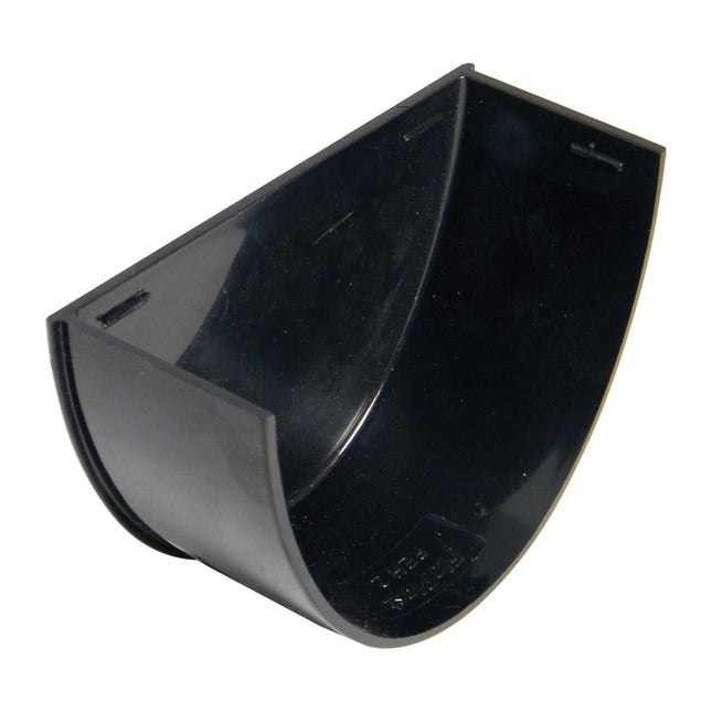 FloPlast Hi-Cap Internal Stop End Black