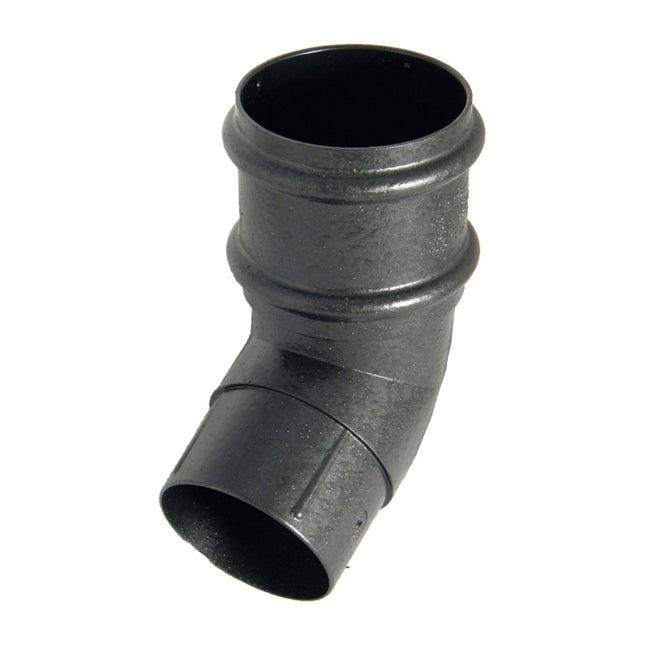 FloPlast Cast Iron Effect 68mm Round 112mm Degree Offset Bend