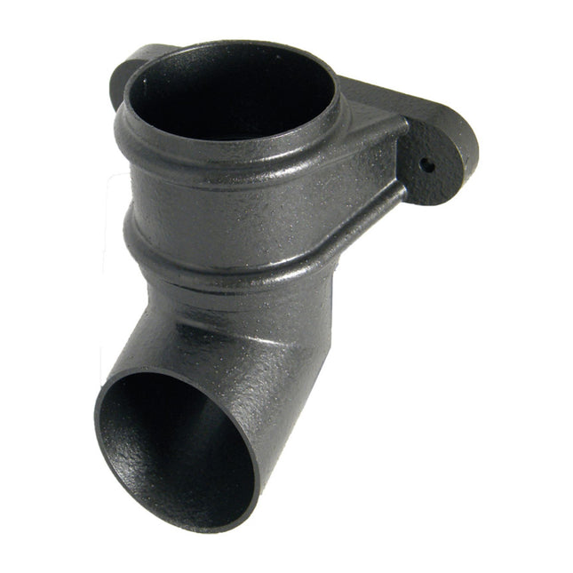 FloPlast Cast Iron Effect 68mm Round Pipe Shoe