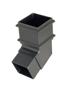 FloPlast Cast Iron Effect 65mm Square 112mm Degree Offst Bend