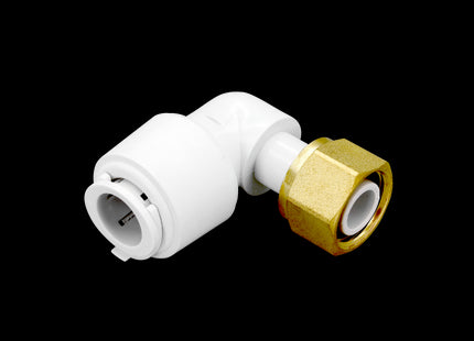 FloPlast FloFit+ 15mm 1/2" Bent Tap Connector