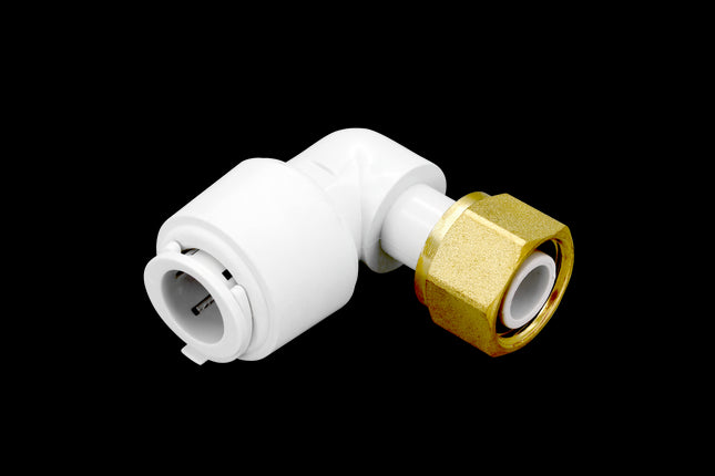 FloPlast FloFit+ 15mm 1/2" Bent Tap Connector