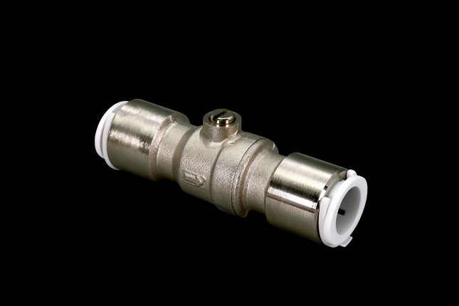 FloPlast FloFit+ 15mm Chrome Isolating Valve