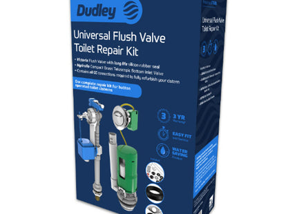Thomas Dudley Dudley Universal Flushvalve Repair Kit - PTOCIS372686 - Perfect for Toilet Repairs