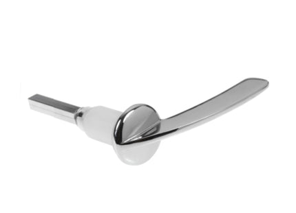 Thomas Dudley WC E Type Finger Tip Chrome Cistern Lever - 1/2" Thread, 110mm Spindle