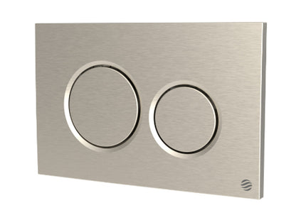 Dudley Drift Dualflush Pneumatic Flush Plate - Brushed Nickel - PSPILL372925