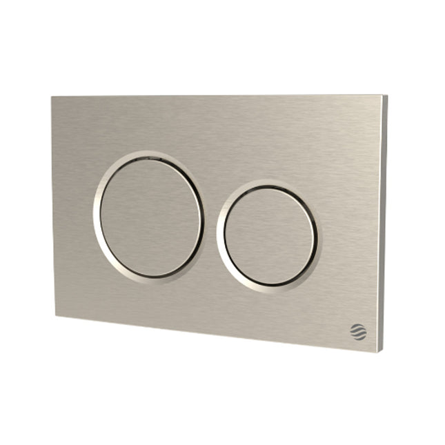Dudley Drift Dualflush Pneumatic Flush Plate - Brushed Nickel - PSPILL372925