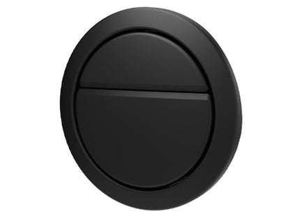 Thomas Dudley Geo Matt Black 73.5mm Dual Flush Push Button - PSLLEV372938