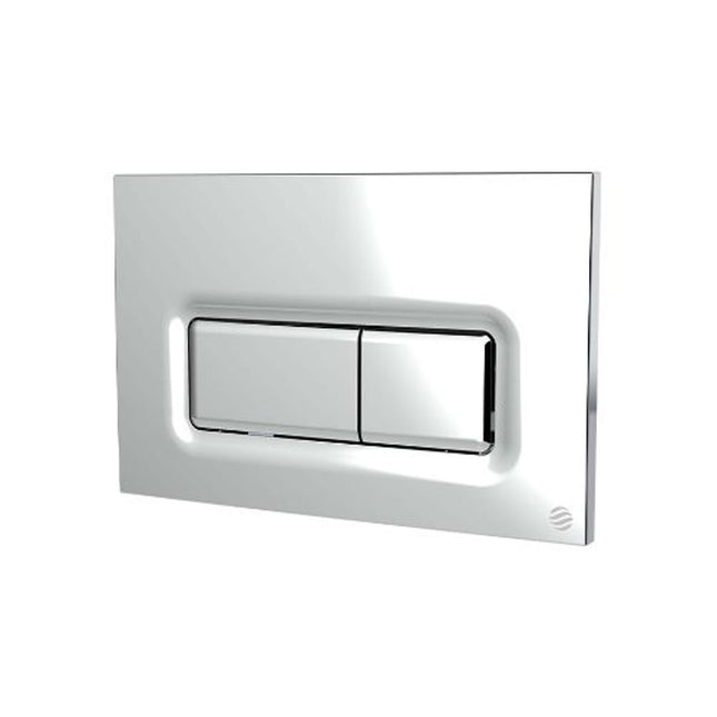 Thomas Dudley Dudley Reef Dualflush Polished Chrome Flush Plate - PSPILL326393 - Perfect for Modern Bathrooms