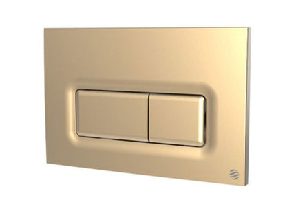 Thomas Dudley Dudley Reef Dualflush Satin Brass Pneuma - PSPILL375050 - Pneumatic Flush Plate