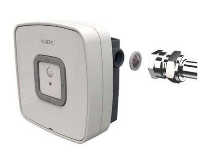 Thomas Dudley Dudley Kinetic Infrared Urinal Flush Control - White Cont & White Valve