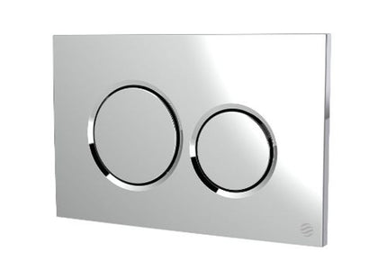 Thomas Dudley Dudley Drift Dualflush Polished Chrome Push Plate - PSPILL372565 - Perfect for Toilets