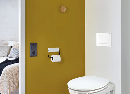 Wirquin White Essential Control Push Plate - 55720347