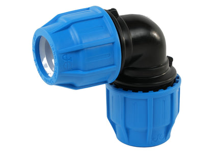 John Guest MDPE Compression Elbow - 90 Degree - 20mm