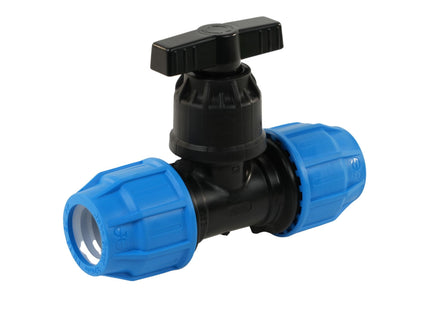 John Guest MDPE Compression Stop Tap - 25mm