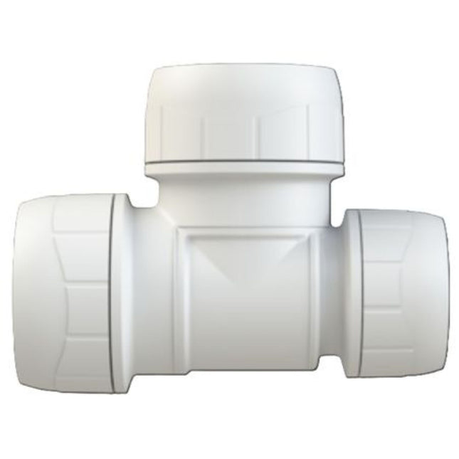 Polypipe P/Plumb Enhanced 15mm Red Tee - PB1115EW - Ideal for Plumbing