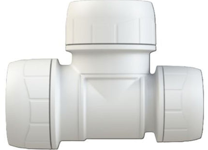 Polypipe P/Plumb Enhanced 22x22x15mm Red Tee - PB1122EW - Perfect for Plumbing