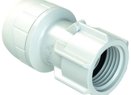 Polypipe P/Plumb Enhanced 22mm x 3/4" Tap Connector - PB2722EW - Perfect for Plumbing