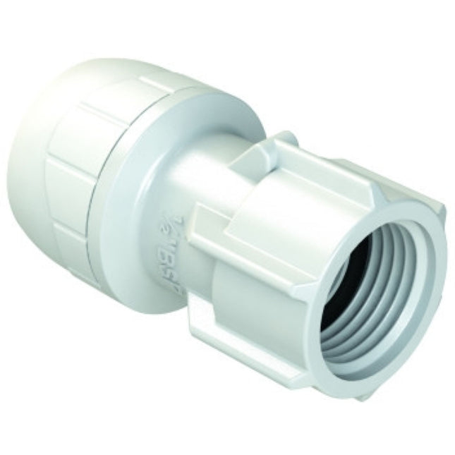 Polypipe P/Plumb Enhanced 22mm x 3/4" Tap Connector - PB2722EW - Perfect for Plumbing