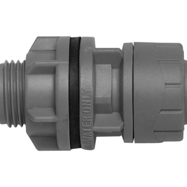 Polypipe Polyplumb Enhanced 15mm x 1/2" Tank Connector - PB3815EW - Reliable Plumbing Solution