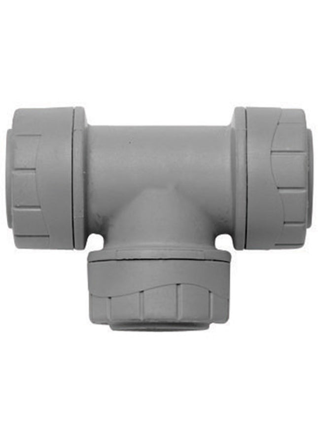 Polypipe Polyplumb Equal Tee 22mm - PB222 - Essential for Plumbing