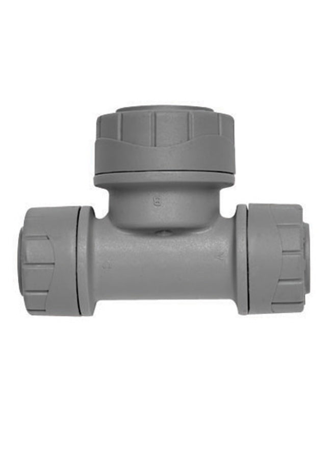 Polypipe Polyplumb Reducing Tee 15mm x 15mm x 22mm - PB1622 - Perfect for Plumbing