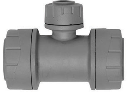 Polypipe Polyplumb Reducing Tee 22mm x 22mm x 15mm - PB1122 - Perfect for Plumbing