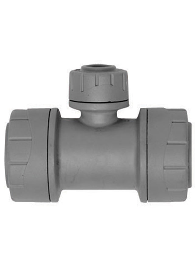 Polypipe Polyplumb Reducing Tee 22mm x 22mm x 15mm - PB1122 - Perfect for Plumbing