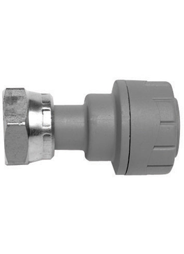 Polyplumb Straight Tap Conn 22mm x 3/4" - PB722 - Essential for Plumbing