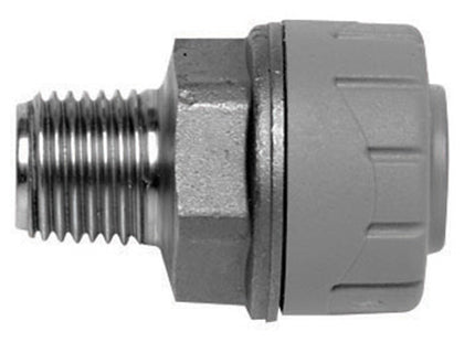 Polypipe Polyplumb Adaptor 22mm x 3/4" Male BSPT - PB4322