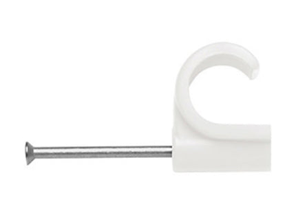 Polypipe Polyplumb 15mm Nail In Pipe Clips - FIT2215 - Secure Pipe Installation