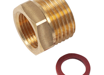 Hep20 Hep2o HX39 Tap Adaptor 1/2" x 3/8" Brass - HX39 GR - Perfect for Plumbing