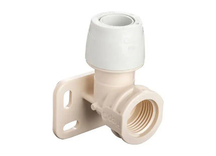 Hep20 KL Wall Plate Elbow 15mm x 1/2" - KL6-15 for Plumbing
