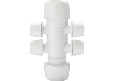 Hep20 KL 4 Port Manifold 22mm x 10mm - KL94-22 for Plumbing