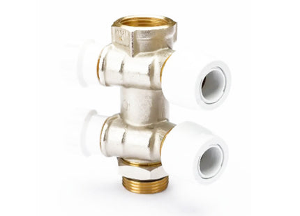 Hep20 KL 2 Port Valved Manifold 15mm - KLB92T-15 for Heating