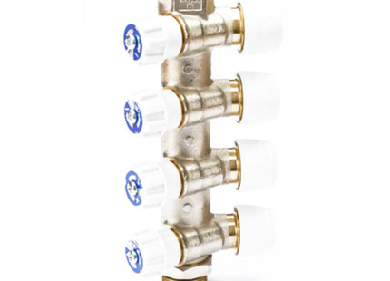 Hep20 KL 4 Port Valved Manifold 15mm - KLB94T-15 for Heating