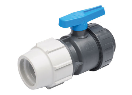 Plasson 25mm Compression Ball Valve (PVC) (PV1379025K)