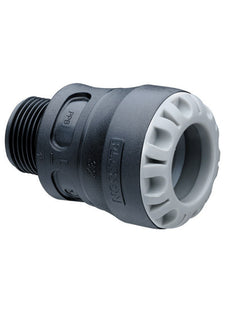 Plasson Pushfit Male Adaptor - 25 x 1/2" BSPT Male 1002 (PP1002U0025005)