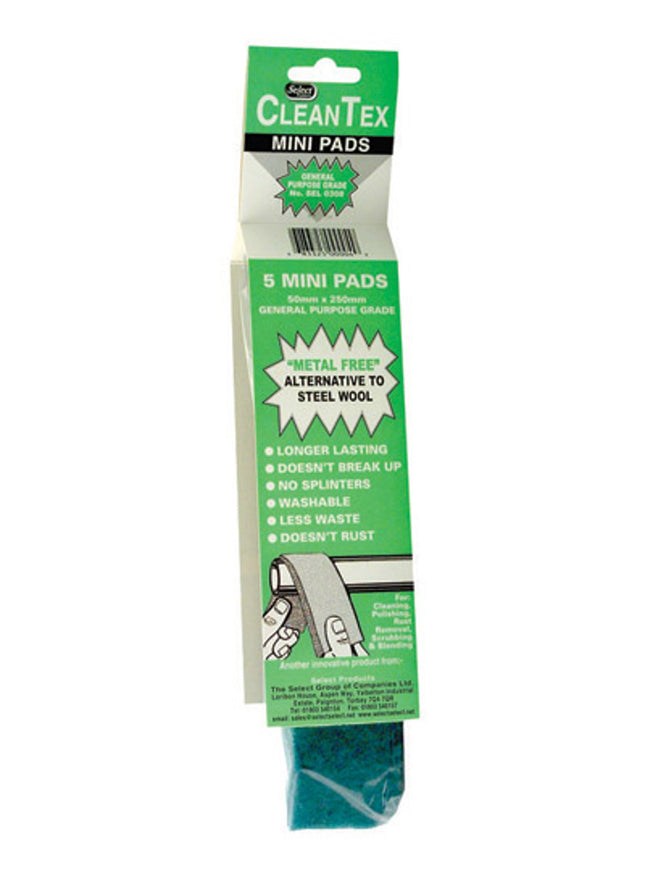 Select Cleantex Pads - General, 5 Pack - SEL0308 - Perfect for Cleaning