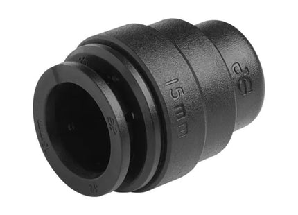 John Guest Speedfit 22mm Black Acetal Stop End (Pack of 5) PM4622E