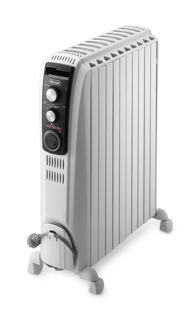 De'Longhi Dragon 4 TRD41025T Oil Filled Radiator White