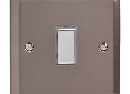 Varilight 1-Gang Tactile Touch Control Dimming Light Switch Slave for use with Eclique2 Master on 2-Way Circuits Pewter JRES001
