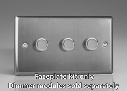 Varilight 3-Gang Matrix Kit For Rotary Dimmers (Twin Plate) 