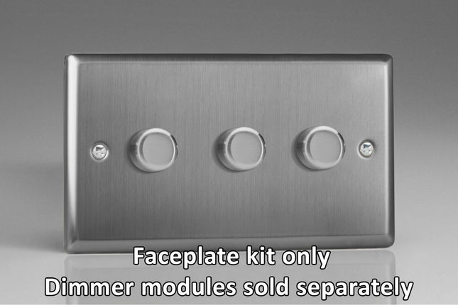 Varilight 3-Gang Matrix Kit For Rotary Dimmers (Twin Plate) 