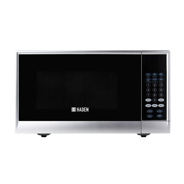 Haden Touch Control Microwave Defrost, Reheat, Auto Cook Functions, 900W, 25 Litre, Silver