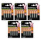 10 x Duracell 4 Pack AA 1300mAh 1.2V NiMH Pre-Charged Rechargeable Batteries HR6 (40 Batteries)