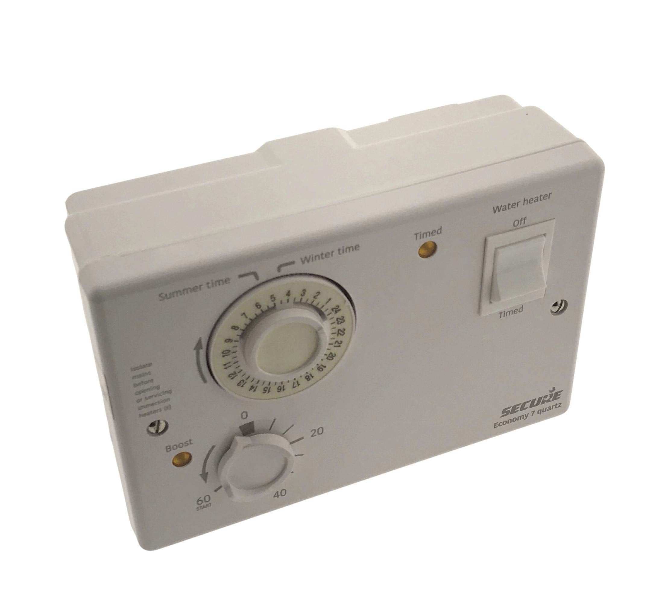 Secure Economy Quartz Immersion Heater Control Hour Boost