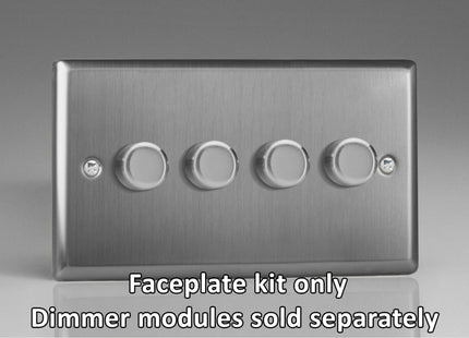 Varilight 4-Gang Matrix Kit For Rotary Dimmers (Twin Plate) 